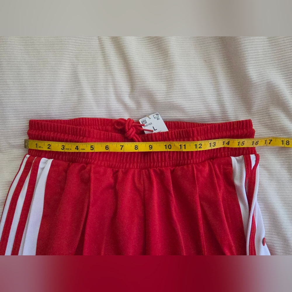 Adidas Women’s Original Adibreak Better Scarlet Red WhiteTrack Pants - Picture 5 of 15